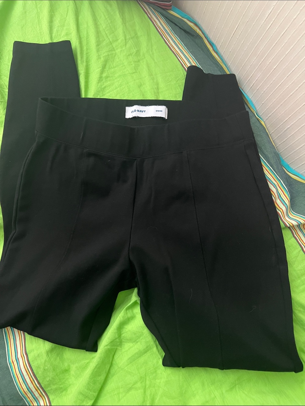 Old Navy Stevie Black Ponte Pull-On Trousers